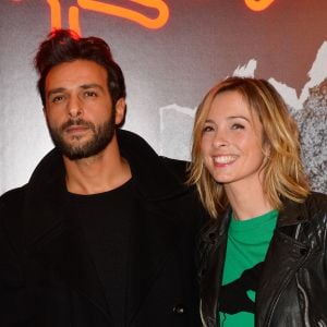 Maxim Nucci (Yodelice) et sa compagne Isabelle Ithurburu - Avant-première du film "Rock'n Roll" au Pathé Beaugrenelle à Paris le 13 février 2017. © Coadic Guirec / Bestimage