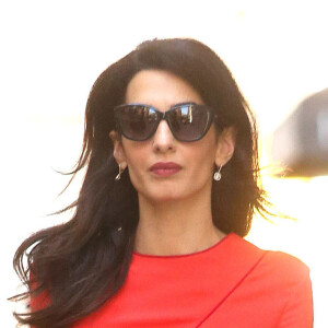 Amal Clooney (Amal Alamuddin)se balade dans les rues de New York, le 22 septembre 2016