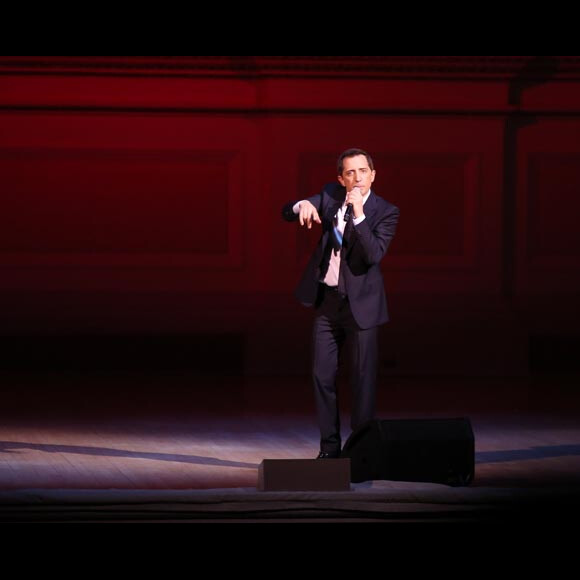 Exclusif : Gad Elmaleh lors de son spectacle "Oh My Gad" au "Carnegie Hall" à New York, le 11 février 2017.