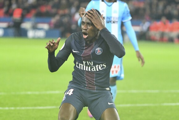 Blaise Matuidi - 10ème Match de Ligue 1 entre le Paris Saint Germain et l'Olympique de Marseille au Parc des Princes à Paris le 23 octobre 2016. © Pierre Perusseau/Bestimage