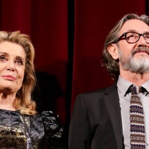 Catherine Deneuve et Martin Provost à la première de ‘Sage Femme' lors du 67e Festival international du Film Berlinale à Berlin en Allemagne, le 14 février 2017