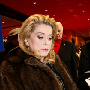 Catherine Deneuve à la première de ‘Sage Femme' lors du 67e Festival international du Film Berlinale à Berlin en Allemagne, le 14 février 2017