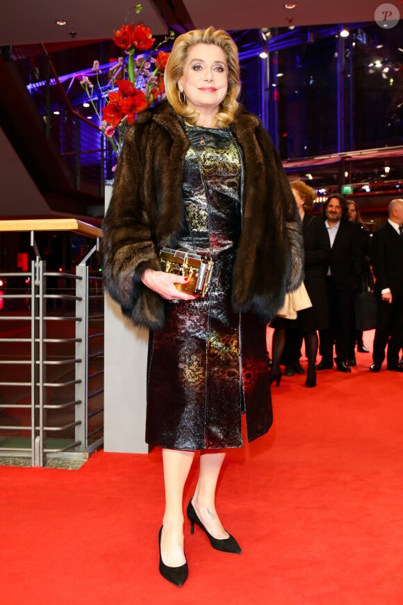 Catherine Deneuve à la première de ‘Sage Femme' lors du 67e Festival international du Film Berlinale à Berlin en Allemagne, le 14 février 2017