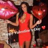 La jolie Jade Foret a partagé des photos de sa Saint Valentin avec son mari Arnaud Lagardère. Instagram, février 2017.