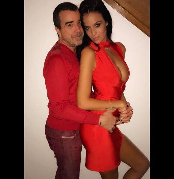 Jade Foret a partagé des photos de sa Saint Valentin avec son mari Arnaud Lagardère. Instagram, février 2017.