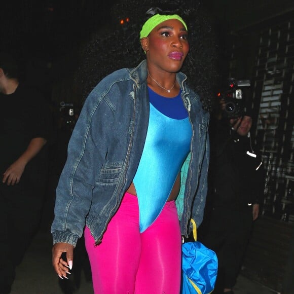 Serena Williams à la soirée d'Halloween de Heidi Klum au Vandal club à New York, le 31 octobre 2016