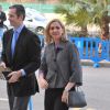 L'infante Cristina d'Espagne et son mari Iñaki Urdangarin au tribunal de Palma de Majorque pour le procès Noos le 23 février 2016