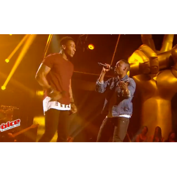Fonetyk et Dama dans "The Voice 6", le 18 février 2017 sur TF1.