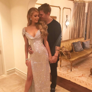 Paris Hilton et son amoureux Chris Zylka - Photo publiée sur Instagram le 19 février 2017