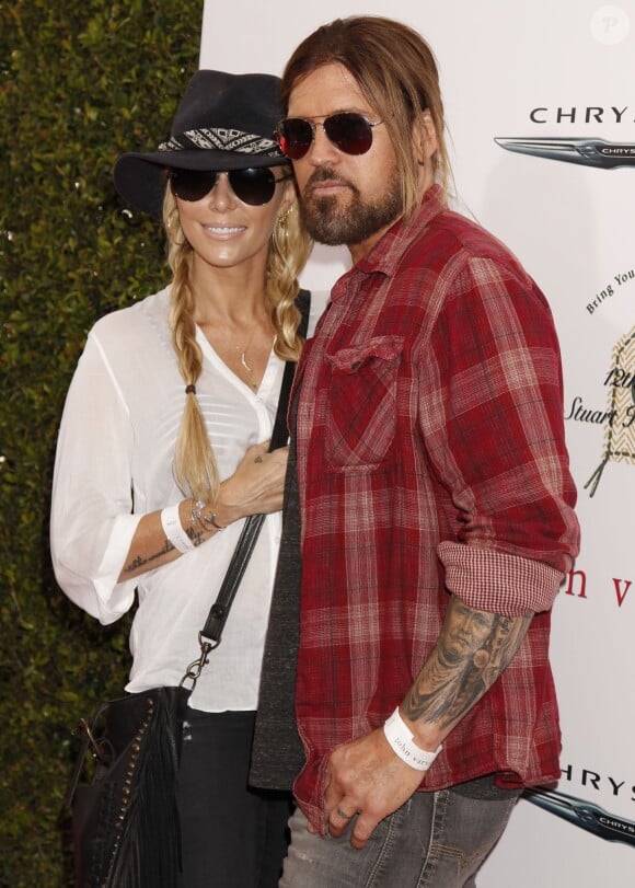 Leticia Cyrus et son mari Billy Ray Cyrus à la journée caritative "Stuart House" à Los Angeles, le 26 avril 2015
