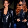 Cindy Crawford et Rihanna, qui sont nées le même jour, portent la même tenue à deux époques différentes. Photo publiée sur Instagram le 20 février 2017