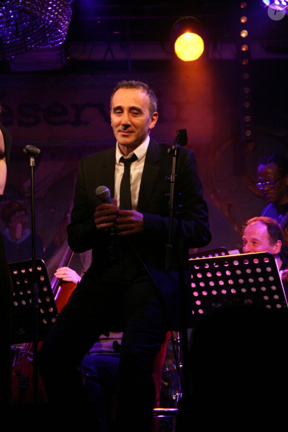 Elie Semoun - Hommage au chanteur Henri Salvador disparu il y aura 9 ans, jour pour jour, au Réservoir à Paris le 13 Février 2017.