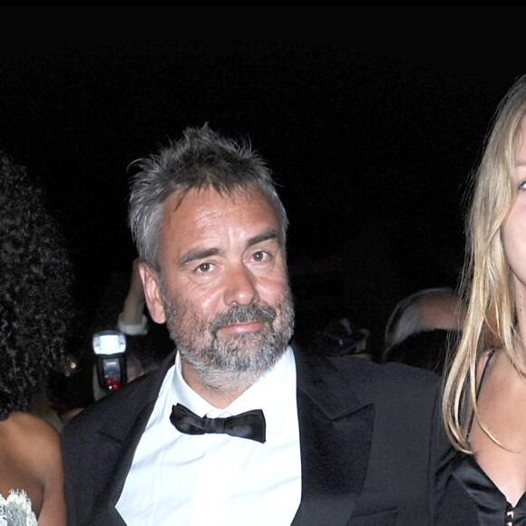 Virginie Silla; Luc Besson; Shana Besson à Cannes en 2011.