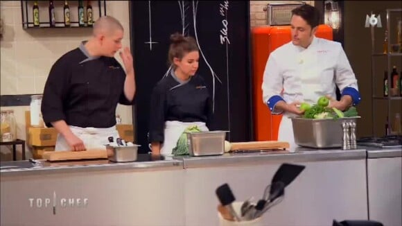 Jean-François Bury dirige Philippe Etchebest, "Top Chef 2017", mercredi 22 février, M6