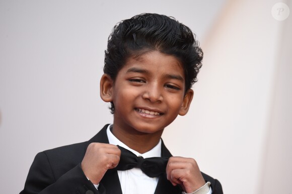 Sunny Pawar lors de la cérémonie des Oscars au Dolby Theater, Los Angeles, le 26 février 2017.