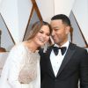 Chrissy Teigen et John Legend lors de la cérémonie des Oscars au Dolby Theater, Los Angeles, le 26 février 2017.