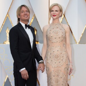 Nicole Kidman et son mari Keith Urban - Arrivées à la 89ème cérémonie des Oscars au Théâtre Dolby à Hollywood, le 26 février 2017.