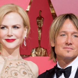 Nicole Kidman et son mari Keith Urban - Arrivées à la 89ème cérémonie des Oscars au Théâtre Dolby à Hollywood, le 26 février 2017.