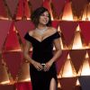 Taraji P. Henson, habillée d'une robe Alberta Ferretti - 89e cérémonie des Oscars au Dolby Theater à Los Angeles, le 26 février 2017.