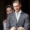 Pierre Casiraghi et sa femme Beatrice Borromeo, enceinte, avec la famille princière au balcon du palais lors de la Fête Monégasque à Monaco, le 19 novembre 2016. © Bruno Bebert/Dominique Jacovides/Bestimage