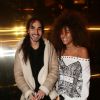 Willy Cartier et Tina Kunakey assistent à la soirée "YSL Beauty Club" par YSL Beauté au Jardin des Tuileries. Paris, le 1er mars 2017.
