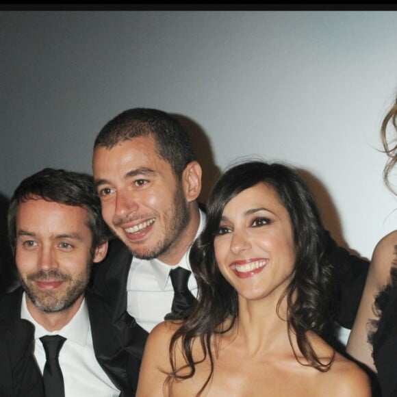 Ariane Massenet, Yann Barthès et Pauline Lefèvre, soirée Chanel au VIP Room lors du 63e festival de Cannes, le 18 mai 2010.