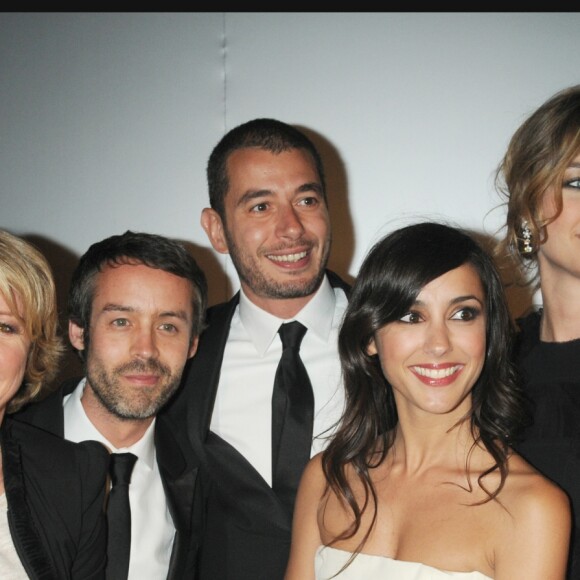 Ariane Massenet, Yann Barthès et Pauline Lefèvre, soirée Chanel au VIP Room lors du 63e festival de Cannes, le 18 mai 2010.