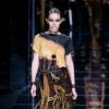 Gigi Hadid au défilé de mode "Balmain", collection prêt-à-porter Automne-Hiver 2017-2018 à Paris, le 2 Mars 2017.
