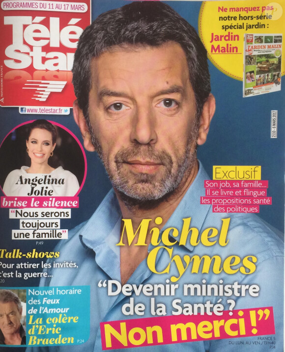 Magazine Télé Star en kiosques le 5 mars 2017.