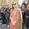 Clotilde Courau arrivant au défilé de mode "Valentino", collection prêt-à-porter Automne-Hiver 2017-2018 à l'hôtel Salomon de Rothschild à Paris, le 5 Mars 2017.© CVS/Veeren/Bestimage