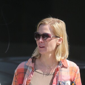 Jennie Garth va déjeuner avec ses filles Lola et Fiona à Studio City, le 31 mars 2014.