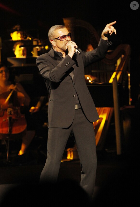 George Michael en concert à l'Opéra Garnier le 9 septembre 2012