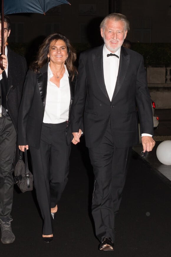 Pierre Gagnaire et sa femme Sylvie Sylvie Le Bihan arrivent à la 7ème cérémonie "Les hommes de l'année GQ 2016" au musée d'Orsay à Paris, France, le 23 novembre 2016.