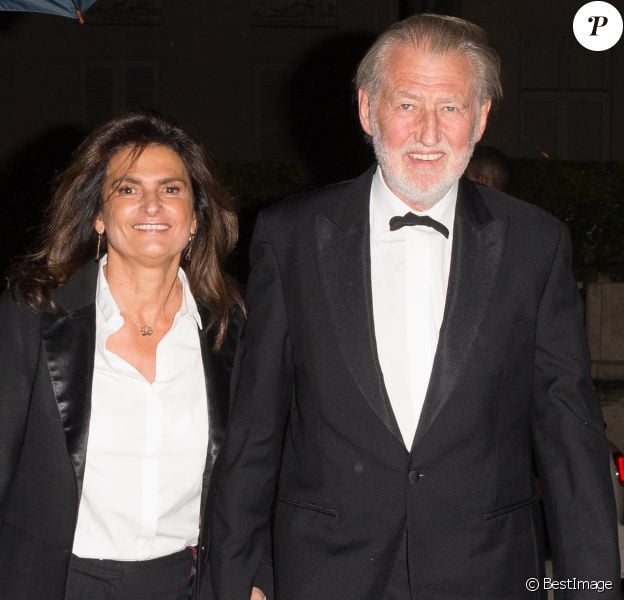 Pierre Gagnaire et sa femme Sylvie Sylvie Le Bihan arrivent à la 7ème cérémonie "Les hommes de l'année GQ 2016" au musée d'Orsay à Paris, France, le 23 novembre 2016.