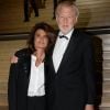 Peirre Gagnaire et sa femme Sylvie Le Bihan à la 7ème cérémonie des "Hommes de l'Année GQ" au musée d'Orsay à Paris, le 23 novembre 2016.