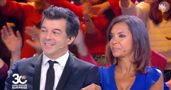 Karine Le Marchand surprise par des candidats de "L'amour est dans le pré" - "30 ans de M6", mardi 7 mars 2017