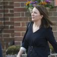 Rebecca Deacon, secrétaire particulière de Kate Middleton, lors d'une visite dans un hôpital pour enfants de l'EACH dans le Norfolk le 24 janvier 2017. Rebecca a annoncé sa démission et quittera le service de la duchesse de Cambridge et de la famille royale à l'été 2017.