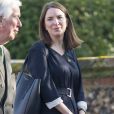 Rebecca Deacon, secrétaire particulière de Kate Middleton, lors d'une visite dans un hôpital pour enfants de l'EACH le 24 janvier 2017. Rebecca a annoncé sa démission et quittera le service de la duchesse de Cambridge et de la famille royale à l'été 2017.