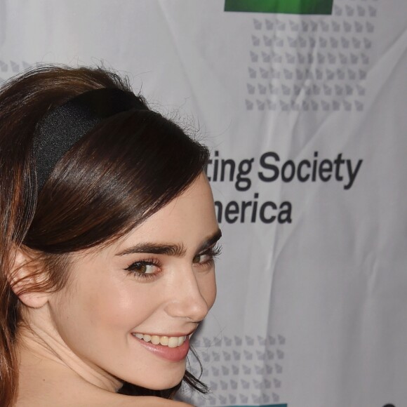 Lily Collins à la soirée annuelle Artios Awards à l'hôtel Beverly Hilton à Beverly Hills, le 20 janvier 2017