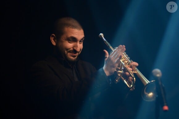 Ibrahim Maalouf - Soiree d'ouverture du Festival Chorus à l'Esplanade de La Défense à Paris, le 28 mars 2014.