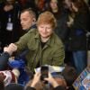 Ed Sheeran en concert lors de l'émission "Today Show" à New York le 8 mars 2017.