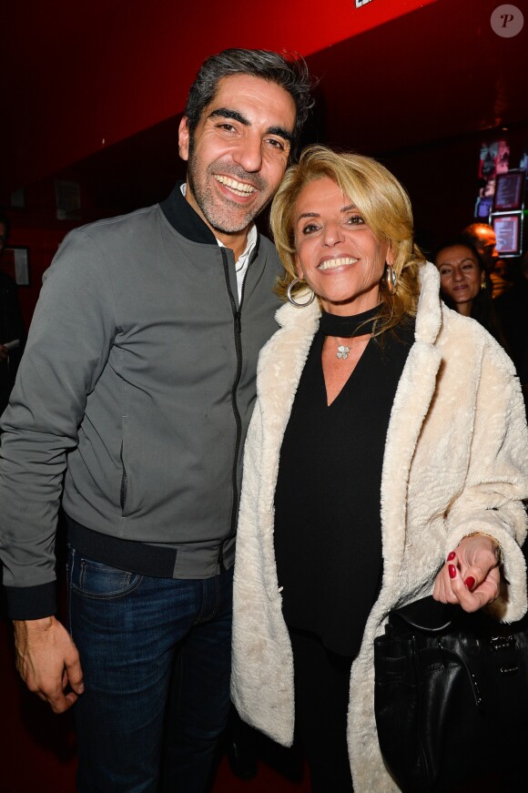 Exlcusif - Ary Abittan avec sa maman Marlène - Générale du nouveau spectacle de Ary Abittan, "My story" à la Cigale à Paris le 4 mars 2017. © Coadic Guirec/Bestimage