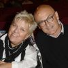 Mimie Mathy et son mari Benoist Gérard - Semi-exclusif - Remise du prix de La Fondation Diane & Lucien Barrière 2015 au théâtre Tristan Bernard à Paris, pour la pièce "Je vous écoute" à Paris le 1er février 2016.