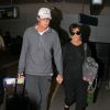 Bruce Jenner et sa femme Kris Jenner arrivent à Los Angeles, en provenance de Thailande le 2 avril 2014.