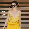 Kendall Jenner sur le tournage de la télé réalité 'Keeping Up With The Kardashians' à Thousand Oaks, le 15 mars 2017