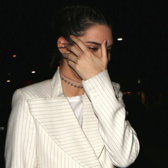 Kendall Jenner et Justine Skye à la sortie de la soirée "ASAP Rocky's Guess" à West Hollywood. Le 10 mars 2017