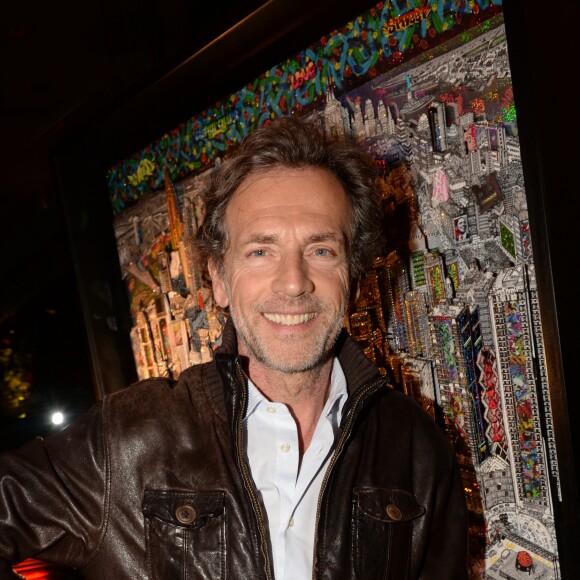 Exclusif - Stéphane Freiss - Vernissage de l'artiste Johann Perathoner à l'hôtel Renaissance à Paris le 17 mars 2017. © Rachid Bellak/Bestimage