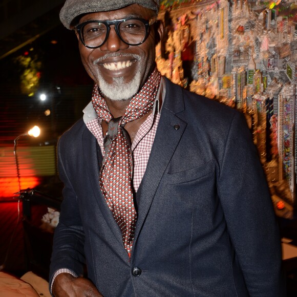 Exclusif - Eriq Ebouaney - Vernissage de l'artiste Johann Perathoner à l'hôtel Renaissance à Paris le 17 mars 2017. © Rachid Bellak/Bestimage
