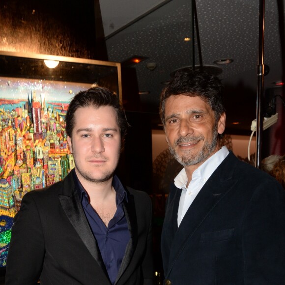 Exclusif - Johann Perathoner, Pascal Elbé - Vernissage de l'artiste Johann Perathoner à l'hôtel Renaissance à Paris le 17 mars 2017. © Rachid Bellak/Bestimage