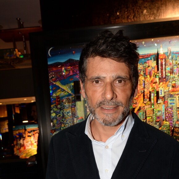Exclusif - Pascal Elbé - Vernissage de l'artiste Johann Perathoner à l'hôtel Renaissance à Paris le 17 mars 2017. © Rachid Bellak/Bestimage